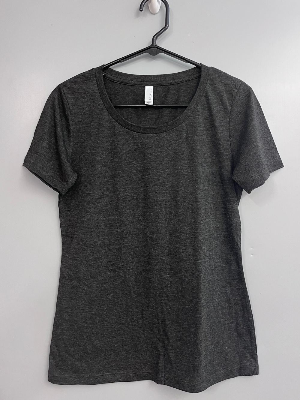 Bella + Canvas Women's Triblend tee Charcoal Heather